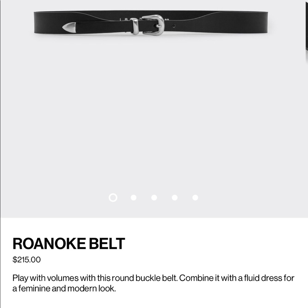 IRO Paris buckle waist belt